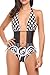 Avidlove Women's Sexy One Piece Padded Swimsuit Polka Dot Monokini Bathing Suit