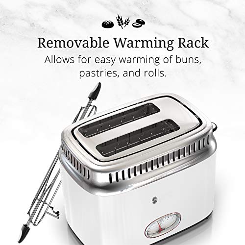 Russell Hobbs TR9150WTR Retro Style 2Slice Toaster, White Pricepulse