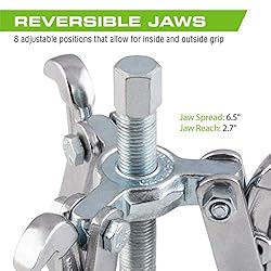 Arcan Hardened 4-Inch Gear Puller with Reversible