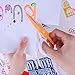 COOKA Plastic Safety Scissors, Pre-school Training Scissors Art Craft Scissors for Kids and Students (6 Pieces)