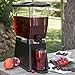 Carlisle FoodService Products Trimline Rectangular Beverage Dispenser Drink Dispenser with Spigot for Catering, Buffets, Restaurants, Polycarbonate (Pc), 3.5 Gallons, Black