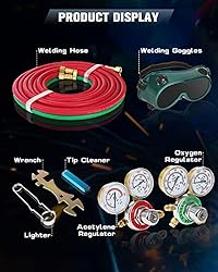Cutting Welding Torch Kit Oxygen & Acetylene Gas