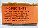 TRASCENTUALS Turmeric Soap With Patchouli Oil Goat Milk and Orange Essential Oil 100% Natural and Handmade 5 OZ BAR Comes in Gift Box Contains Coconut Olive Hemp Oil (1 Pack)