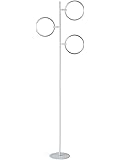 PHIVE LED Floor Lamp, Dimmable Standing Lamp with 360 Degree Rotatable Rings (3-level Brightness, Touch Control) LED Lamp for Living Room, Bedroom, Study