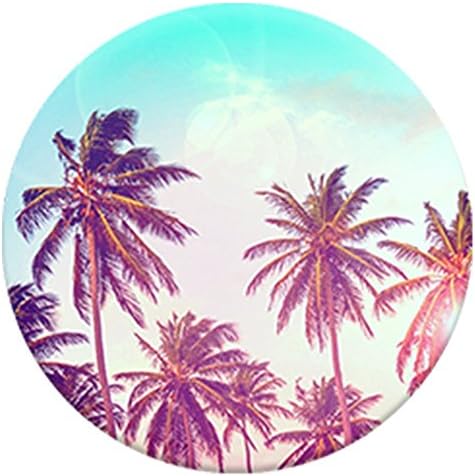 Multi-function Expanding Stand and Mounts Cellphone Grip Release Hands Socket Stand for Smartphones and Tablets(coconut tree)
