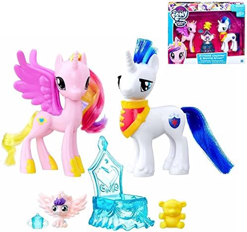 Princess Cadance &amp; Shining Armor Family Moments My Little Pony Playset 3" IN STOCK