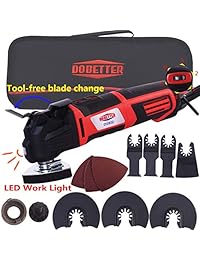 dobetter ot2832 2.8-amp Kit de Multiherramienta Oscilante De Velocidad Variable, Con LED Luz de trabajo