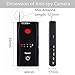 AGPtek CC308 Anti-Spy Signal Bug RF Detector Hidden Camera Laser Lens GSM Device Finder - Mute Vibration + Beep + LED indicator , Earphone and Charger included