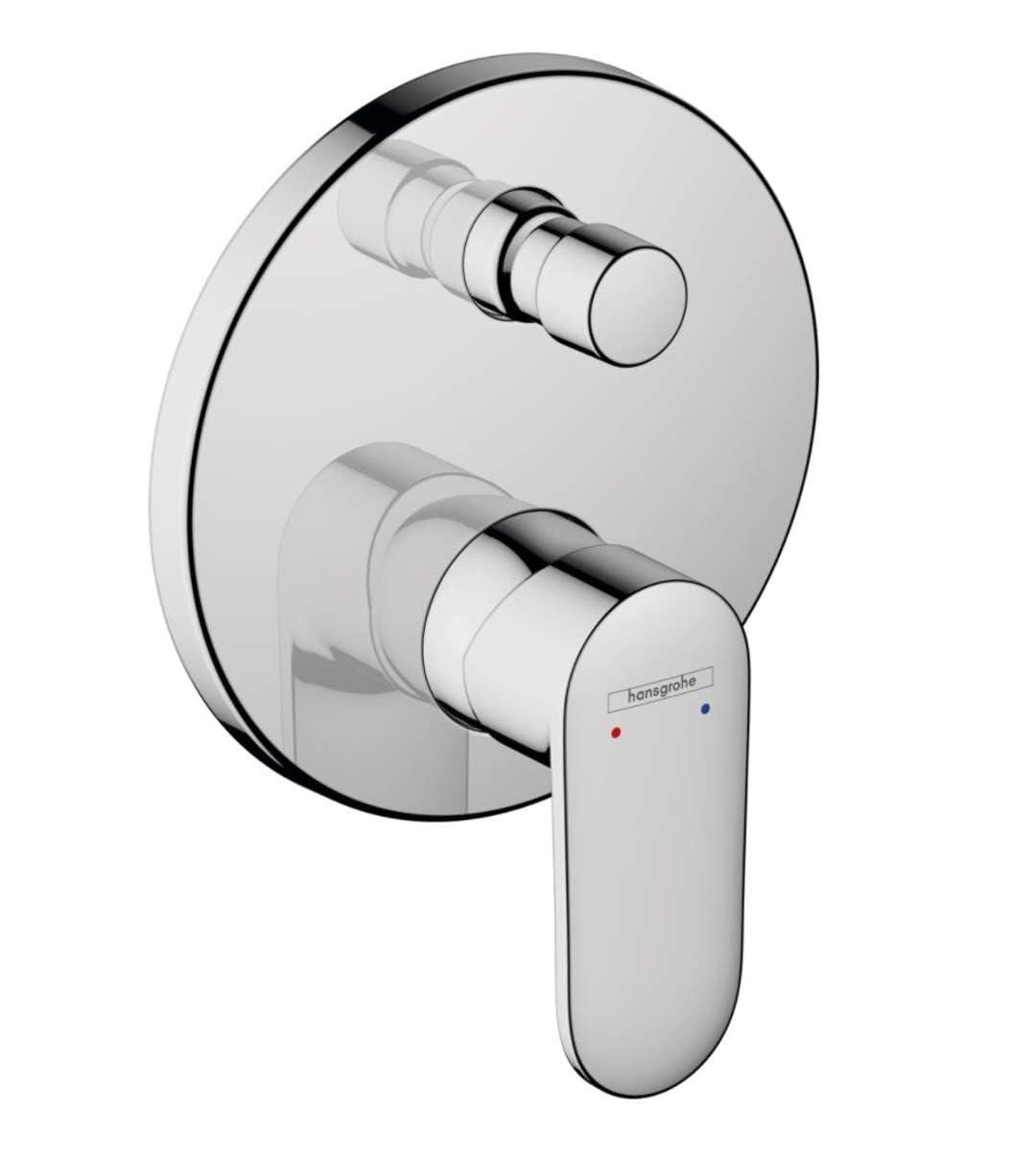 hansgrohe Vernis Blend Single lever bath mixer for concealed installation with integrated security combination according to EN1717, chrome, 71467000 — image 1