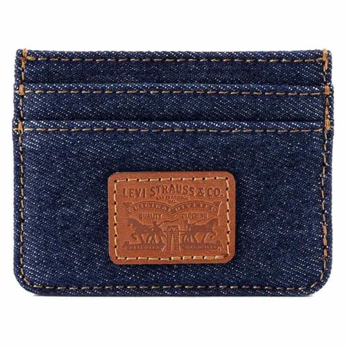 - Denim Card Case, Accesorio de Viaje - Tarjetero Tipo sobre Hombre, Denim,
