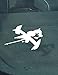 NI613 Cowboy Bebop Swordfish Decal | 5.5-Inches Wide | Premium Quality White Vinyl Decal