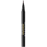 Arches and Halos Fine Bristle Tip Pen - Eyebrow Pencils for Women - Vegan Brow Pencil - Smudge-Proof, Buildable Formula - Dark Brown - 0.02 oz