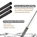 Metal Straws, Hypermotion 5 Pcs Reusable Stainless Steel Drinking Straw Set with Travel Case Cleaning Brush for Drink Fruit Juice Wine Milk Tea Food Grade BPA Free
