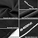 INBIKE Men's Cycling Jacket, Winter Fleece Thermal Windproof Soft Shell Wind Coat Black Small