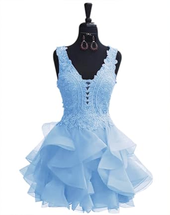 ruffle homecoming dress