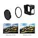 SHOOT Aluminum Solid Vlogging Cooling Case for GoPro HERO5/HERO(2018) Built-in 52mm UV Protection Lens Filter,Lens Cap,Mic Cold Shoe Adapter(No Back Cover)