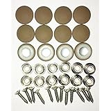 Amazon.com: Set Of 12 Dura Snap Upholstery Buttons Parchment Vinyl (#30 ...