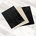 Kenley Stick-on Sole Sheets for Dance Shoes - Set of 3 Black and Beige Eco Suede Soles 8.5 x 12 Inches - Sticky Self-Adhesive Backing - Easy Resole Old Dance Shoes, Heels or Sneakers