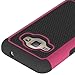 Samsung Galaxy Express 3 Case, CoverON [HexaGuard Series] Slim Hybrid Hard Phone Cover Case for Samsung Galaxy Express 3 - Hot Pink/Black