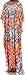 Sakkas SS1625 KF60025BT - LongKaftan Georgettina Ligthweight Printed Long Caftan Dress/Cover Up - Sunset Orange/Multi - OS