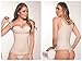 Ann Chery Corset Waist Trainer for Women’s Weight Loss - Colombian Waist Cincher With Straps - 3 Hook Semi Vest Body Shaper Beige