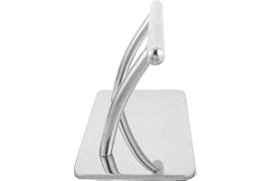 FRCOLOR Heavy Duty Stainless Steel Footrest for Salon Chair, Barber Chair Pedal Replacement with Silver