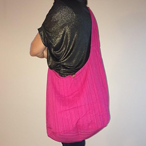 Thai Cotton Hippie Hobo Sling Crossbody Bag Messenger Purse Ethnic Elephant Parade