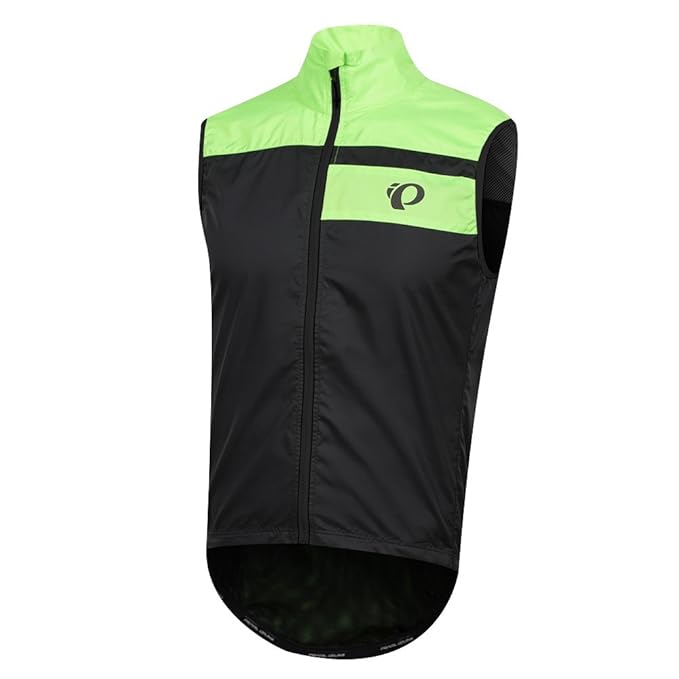PEARL IZUMI schwarz Screaming Grun Elite Escape Barrier Ärmellose Radweste