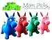 Premium Inflatable Horse Hopper – Best Animal Bouncer Ride-On Toy for Kids, Boys, Girls and Children 2, 3, 4, 5. Play Hopping Toys. Free Foot Pump + Gift Box