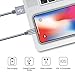 iPhone Cable, CRONA iPhone Charging Cable 4 Pack (6ft/6ft/3ft/1ft ) Nylon Braided Lightning Cable for iPhone X/ 8/8 Plus 7/7 Plus/ 6s/6s Plus /6 /6 Plus/5/5S iPad and iPod (Gray)