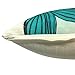 YOUR SMILE Mermaid Cotton Linen Decorative Throw Pillow Case Cushion Cover Pillowcase for Sofa 18 x 18 Inch,Teal