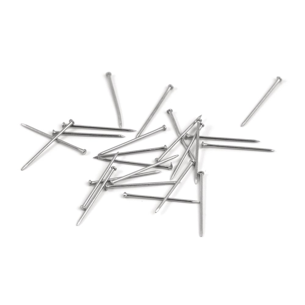 Rayher Straight Dressmaker Pins with Storage Box, Pins for Sewing and Craft with a length of 18mm, Value Pack with 8,200 Pins, steel, 500g, 2105800