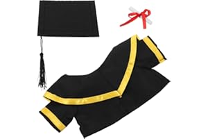 JECOMPRIS Graduation Bear Plush Outfit Set Stuffed Animal Doll with Graduation Cap Shawl