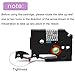 MarkDomain Compatible TZ TZe 131 231 4 Pack Black on Clear/White 12mm(0.47