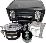 Stash Box Combo with Lock - Pineapple Stash Box Combo Locking Stash Box - Large Stash Box Combo (Pineapple)