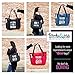 Large Nursing Tote Bags for Nurses - Perfect for Work, Gifts for CNA, RN, Nursing Students (Nursing Work of Heart Black)