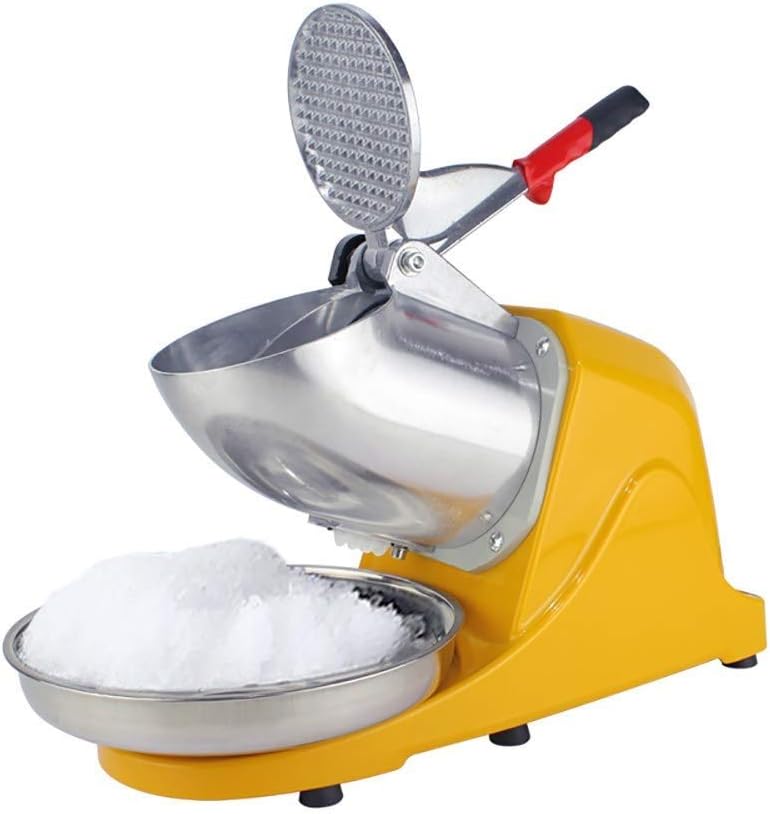 Countertop Snow Cone Party Station Makes Icy Treats,Multi-Function Ice Crusher, Home 300W High Power, Stainless Steel