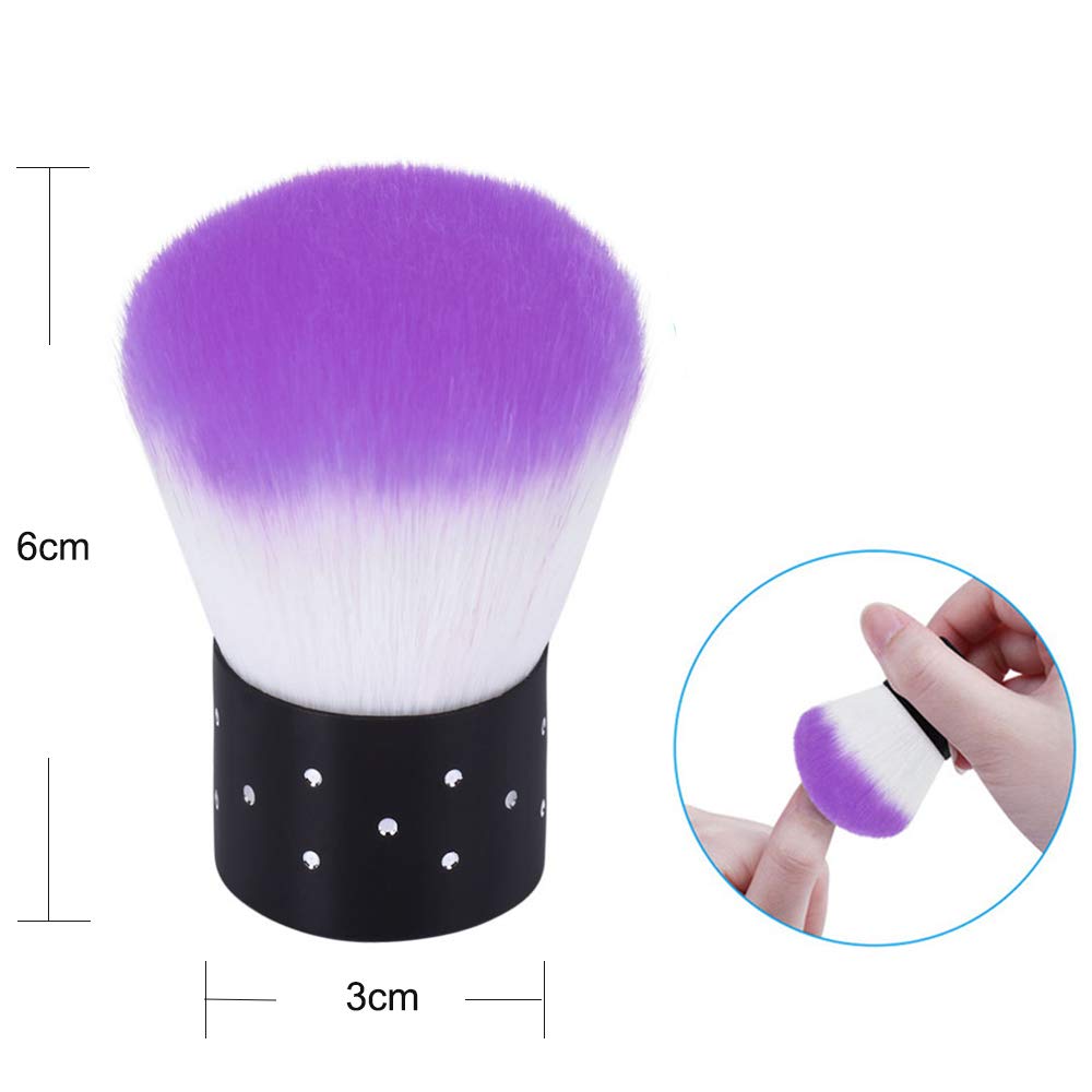 Kalolary 13PCS Uv Gel Nail Brush, Nail Art Tips Builder Brush Poly Extension Gel Brush Nail Painting Brush Nail Art Dust Remover Brushes Powder for Nail Salon Home Use Gift for Women Girl: Beauty