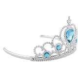 Vicloon Elsa Dress Up Accessories Set 9 Blue Crown Wand Gloves Necklace Earring view 4