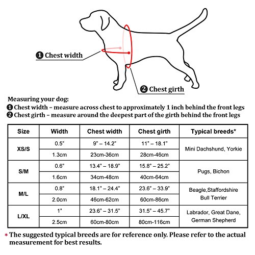 DOGNESS Classic Dog Halter Harness, Traffic Control Handle Belly Protector Metal Buckle, Reflective Soft Padded Nylon, for Small Medium Large Dogs, Matching Leash Collar Sold Separately, Black S/M - Thumbnail 7