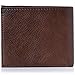 Mens Leather Wallet Zipper Coin Purse 6 Card Slots 3 More Pockets 2 Bill Section Antique Brown