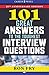 101 Great Answers to the Toughest Interview Questions