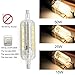 J78 LED Bulb 3 Way Dimmable Luxvista 5W J Type 78MM Double Ended R7S LED Bulb Workshop Lighting Floor Lamp 50W/25W/12W Incandescent Replacement, Warm White 3000K (2-Pack)