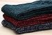 Galsang Women's Socks Thick Knit Wool Thermal Casual Crew Socks,Cozy Warm Slouch Cotton Knit Calf Socks Gift For Women,#K809 (solid A156)