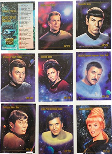 Star Trek Master Series 1993 & 1994 Trading Cards Complete Base Set of 90 By Skybox