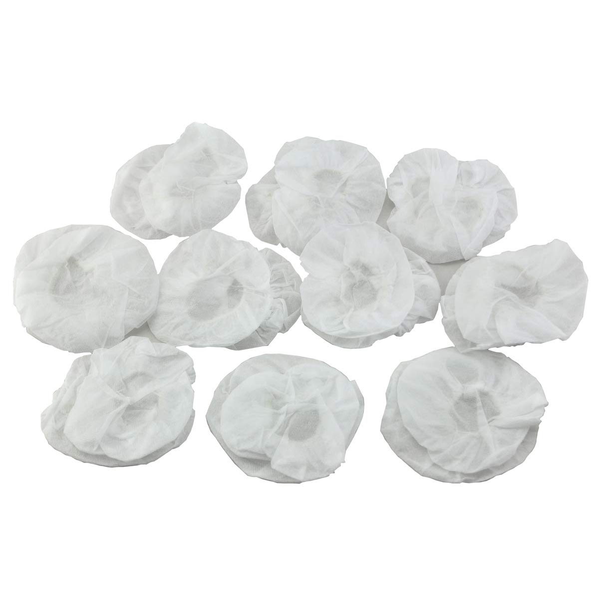 10 Pairs Disposable Earphone Earpad Cover, Earcup Cover, Headset Pad Isolation Cover (White)