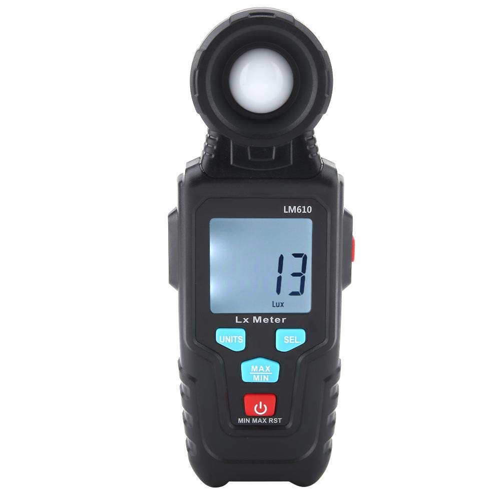 Iluminancia digital/medidor de luz, MESTEK LM610 Iluminómetro de rango