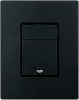 GROHE Even Flush Plate for Concealed GD2 Cisterns Phantom Black 156 x 197 mm view 5