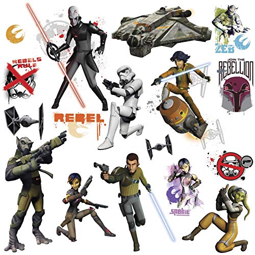 RoomMates Star Wars Rebels Peel And Stick Wall Decals,Multi Pricepulse