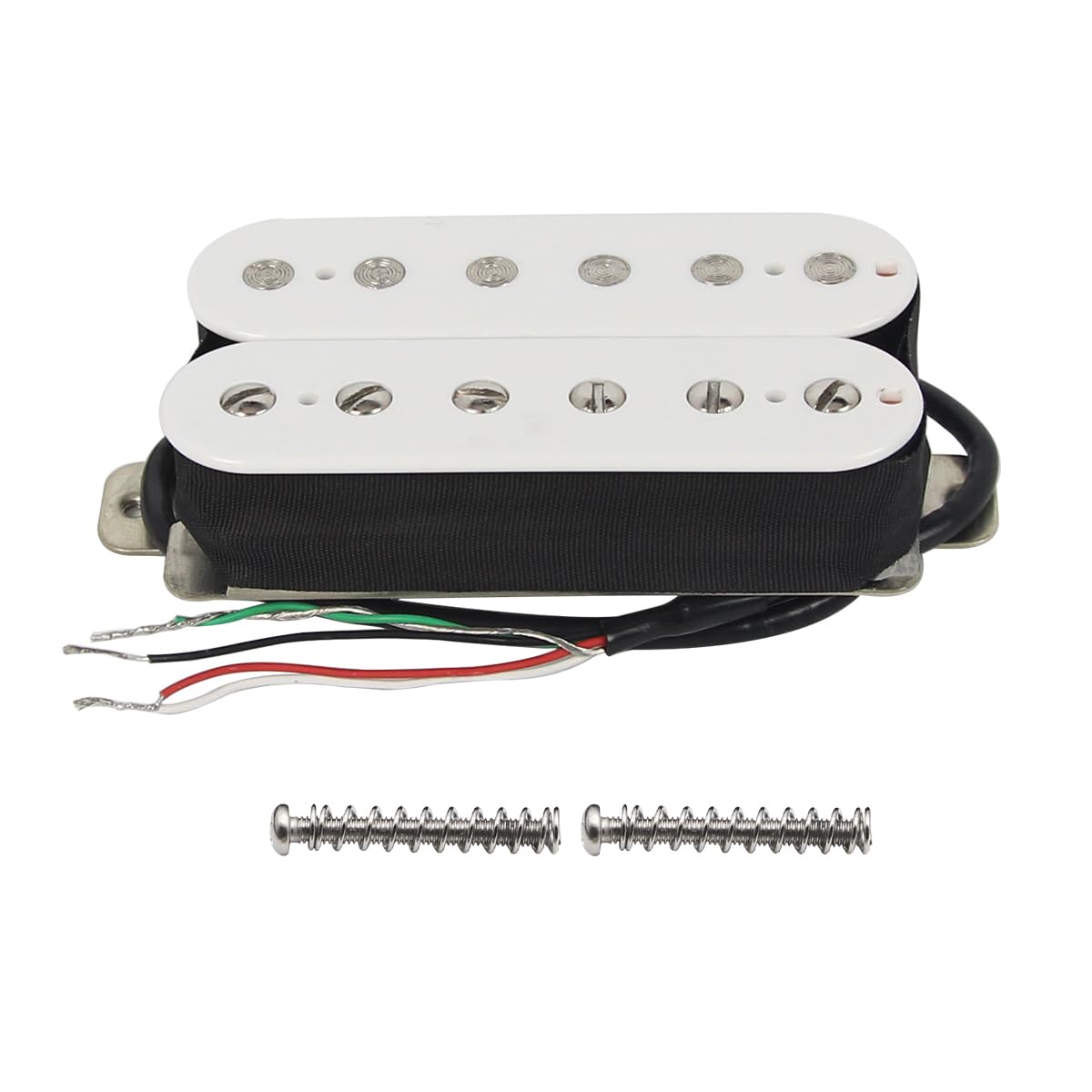 FLEOR Electric Guitar Pickup Double Coil Humbucker Pickups 52mm Ceramic Bridge Pickup - White